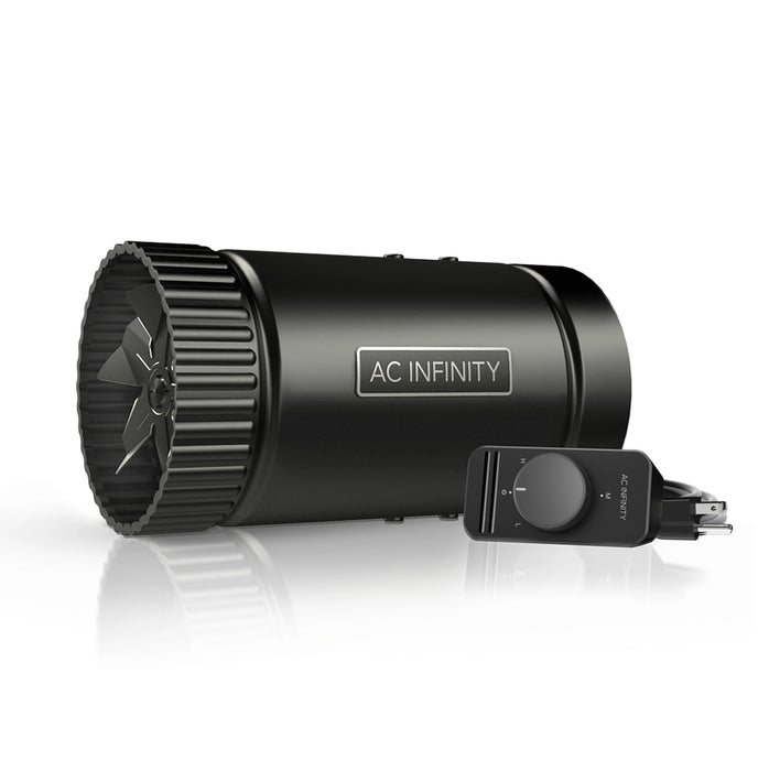 AC Infinity RAXIAL Inline Booster Fan w/Speed Control 4"